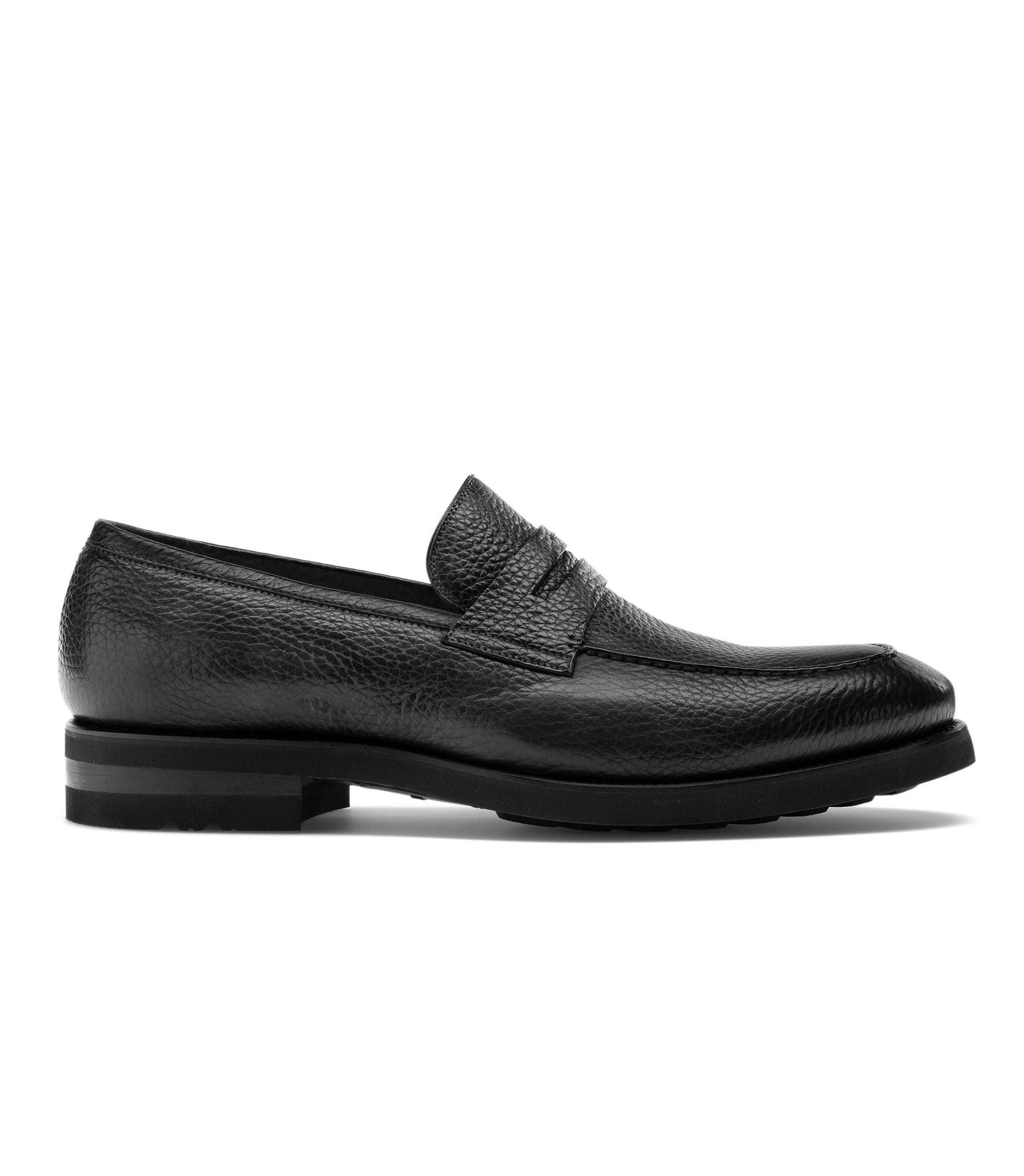 Black Leather Joliette Loafers - Casual Shoes Collection