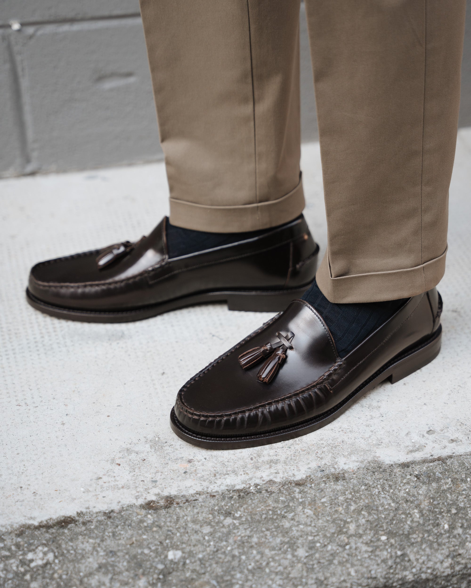 Noble's Walk Marusee Dark Brown Leather Loafers