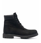 Suede Lace-Up Leather Boots