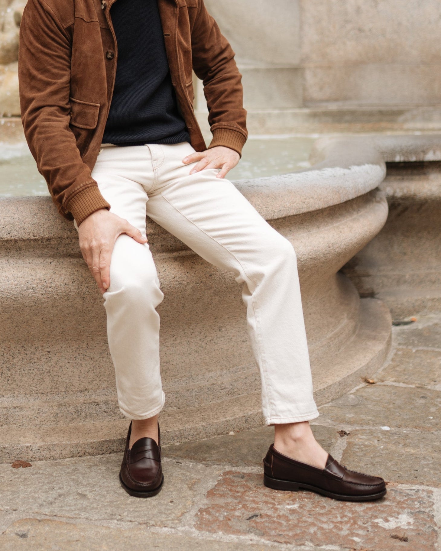 Noble's Walk Dark Brown Penny Loafers