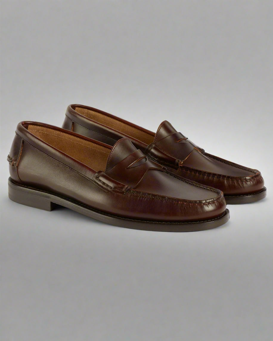 Noble's Walk Dark Brown Penny Loafers