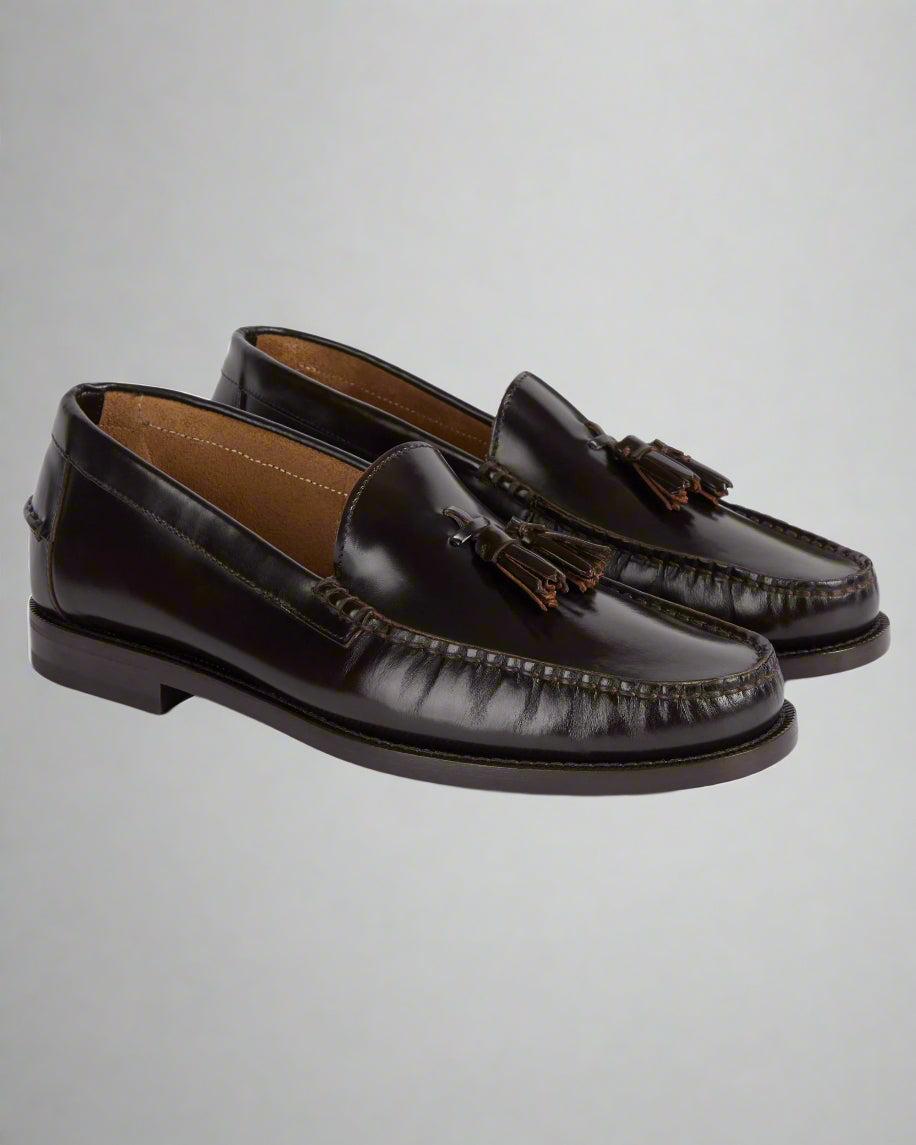 Noble's Walk Marusee Dark Brown Leather Loafers