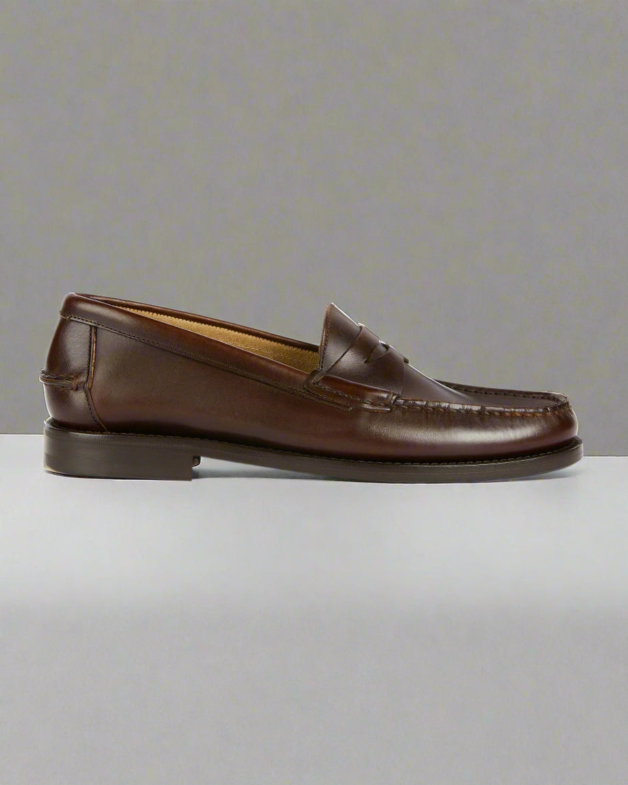 Noble's Walk Dark Brown Penny Loafers