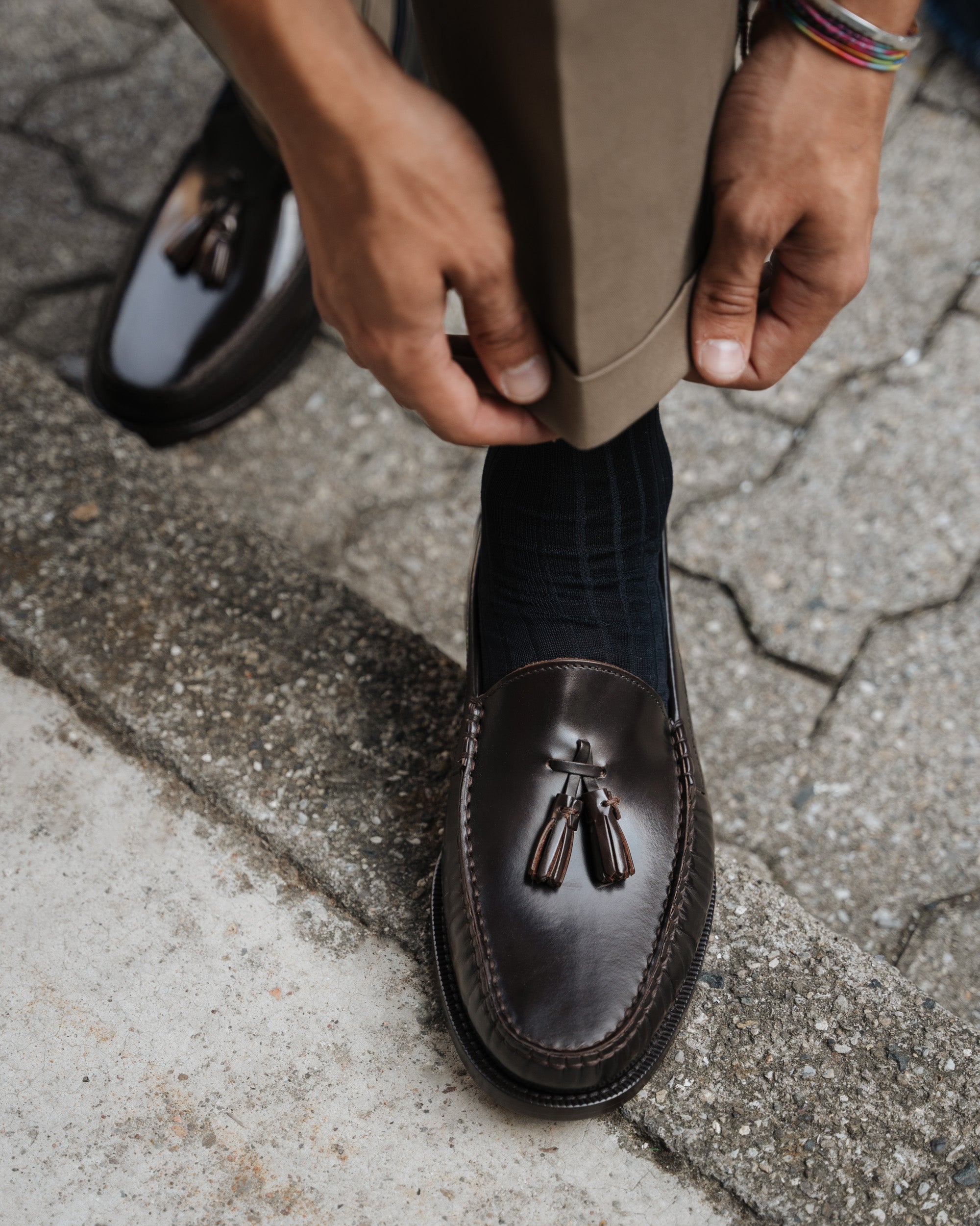 Noble's Walk Marusee Dark Brown Leather Loafers