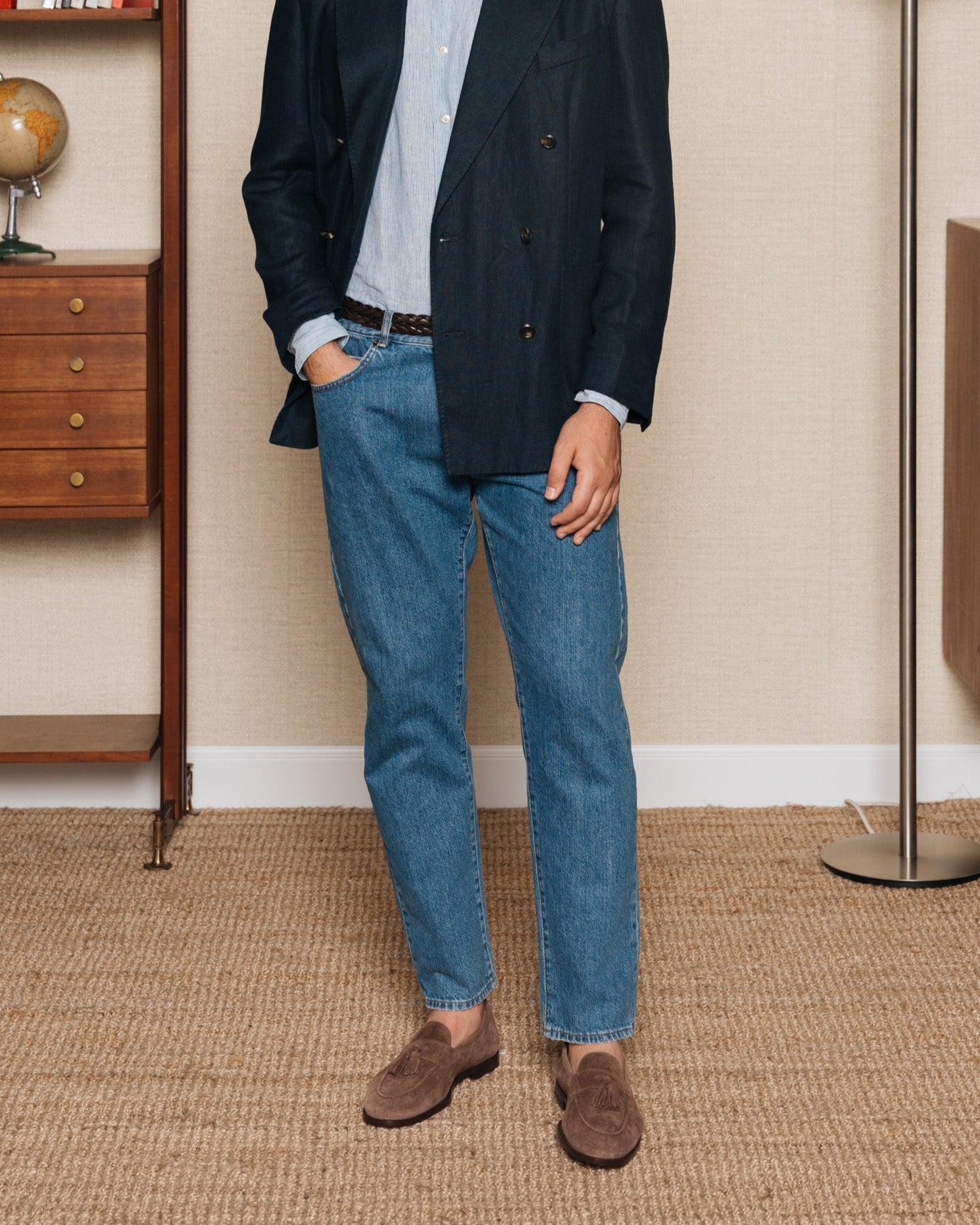 Noble's Walk Straccadent Bark Brown Suede Loafers