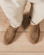 Noble's Walk Harrowmere Sand Suede Penny Loafers