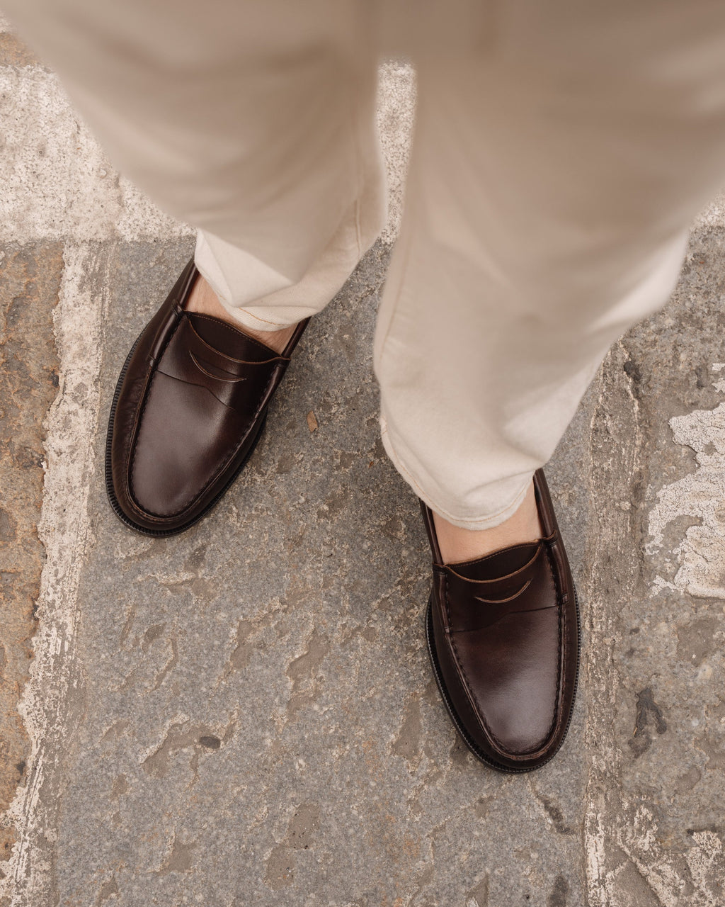 Noble's Walk Dark Brown Penny Loafers