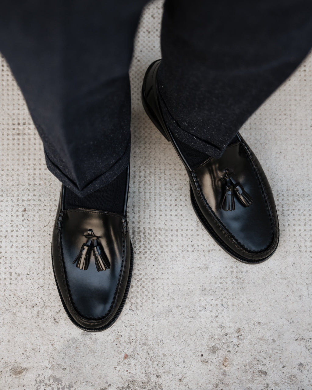 Noble's Walk Marusee Black Leather Loafers