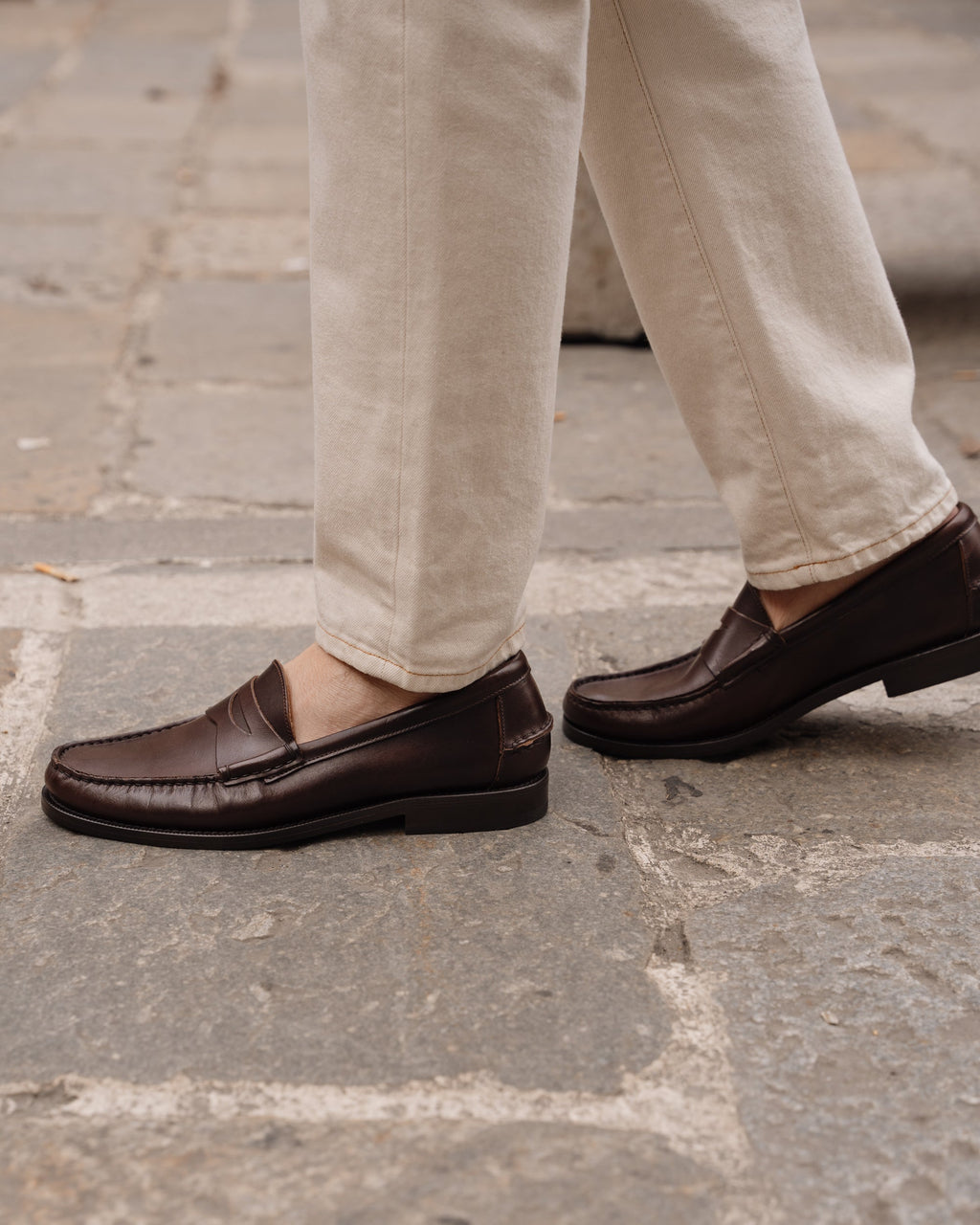Noble's Walk Dark Brown Penny Loafers