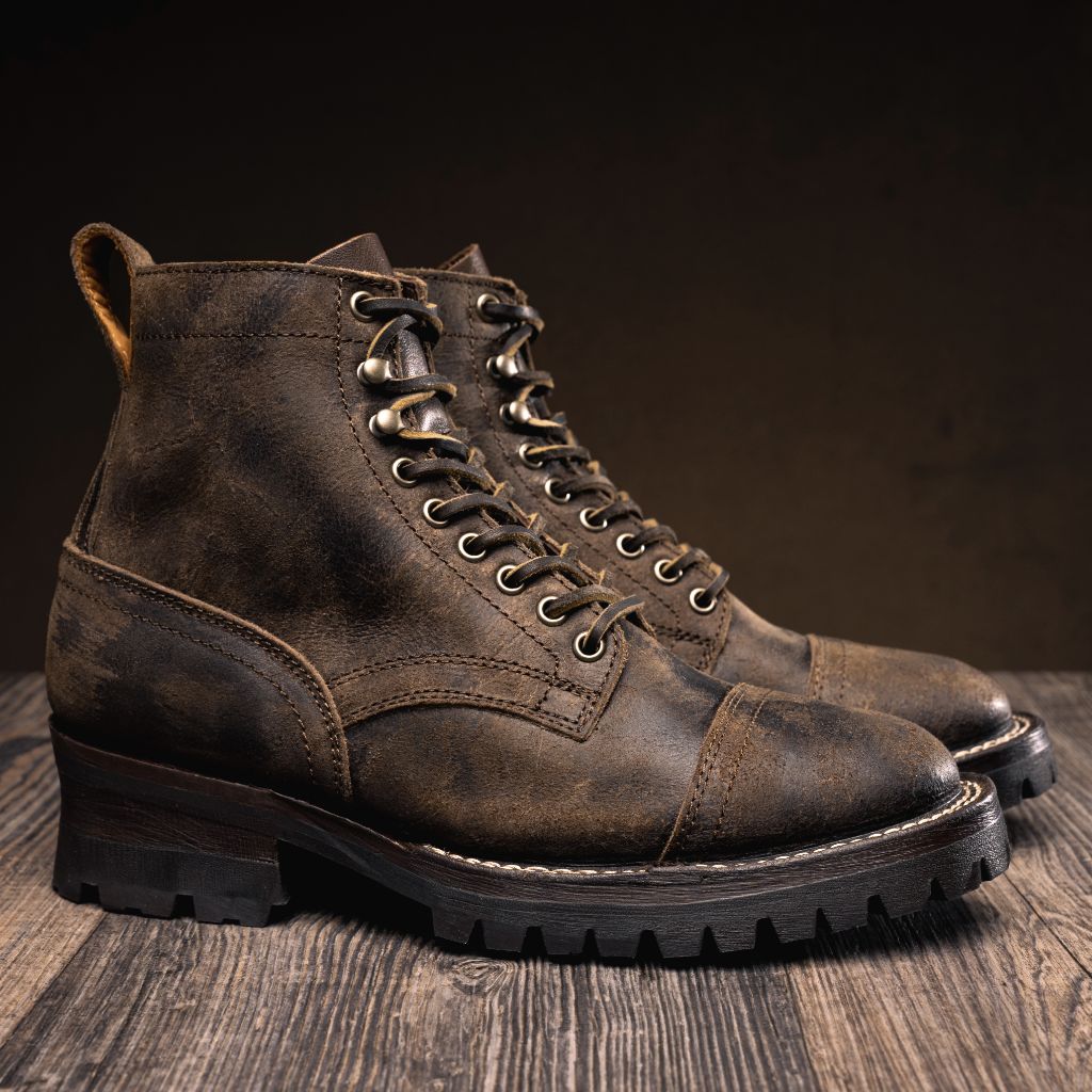 Noble's Walk Outlander Goodyear Welt Service Boot – Stone Ash