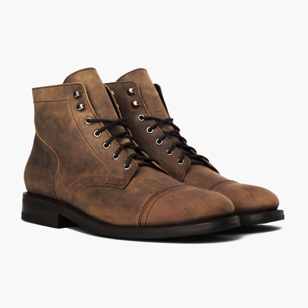 Noble's Walk Frontier Goodyear Welt Lace-Up Leather Boot – Burnt Copper