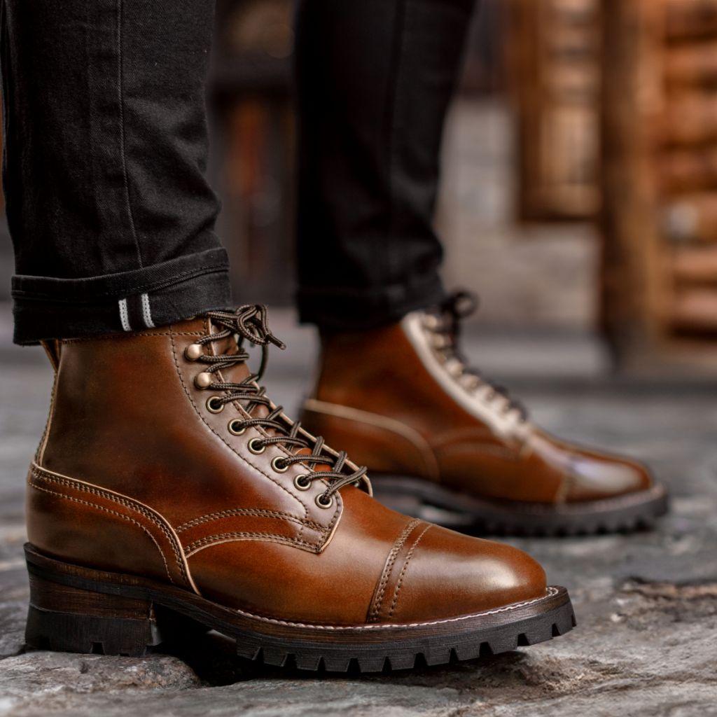 Noble's Walk Outlander Goodyear Welt Service Boot – Mocha Brown