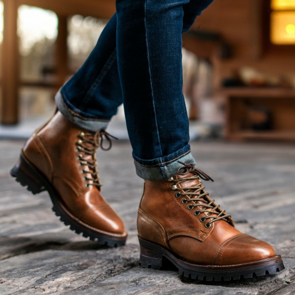 Noble's Walk Outlander Goodyear Welt Service Boot – Harvest Brown
