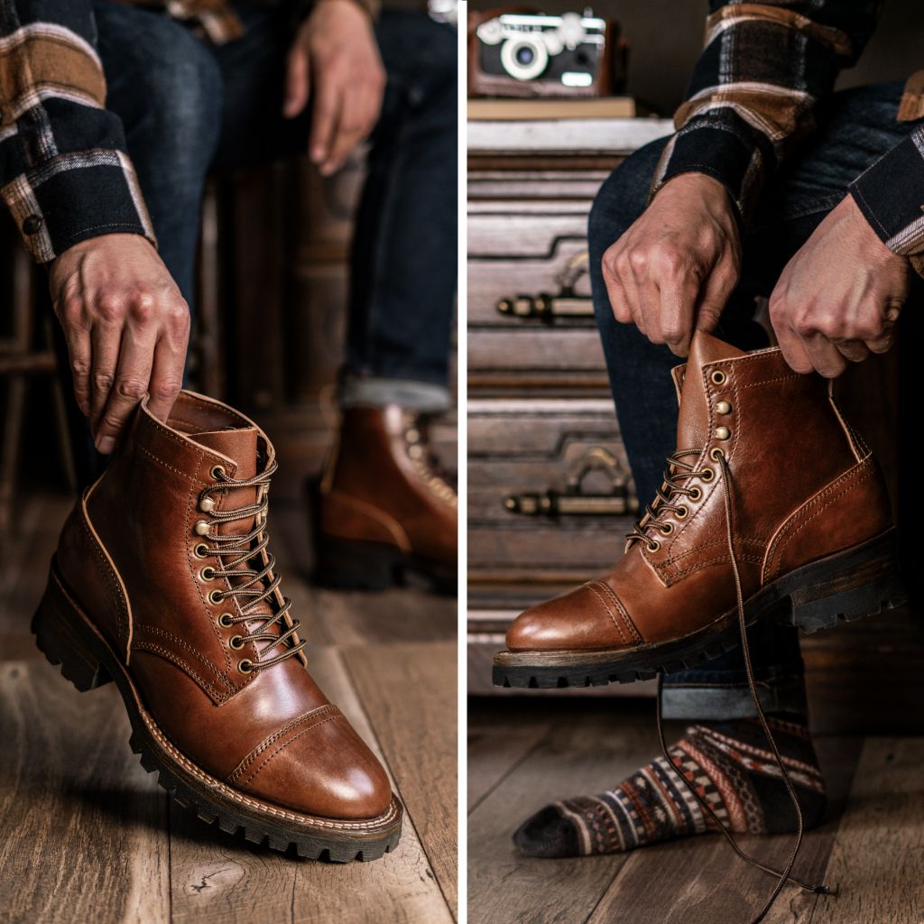 Noble's Walk Outlander Goodyear Welt Service Boot – Terra Brown