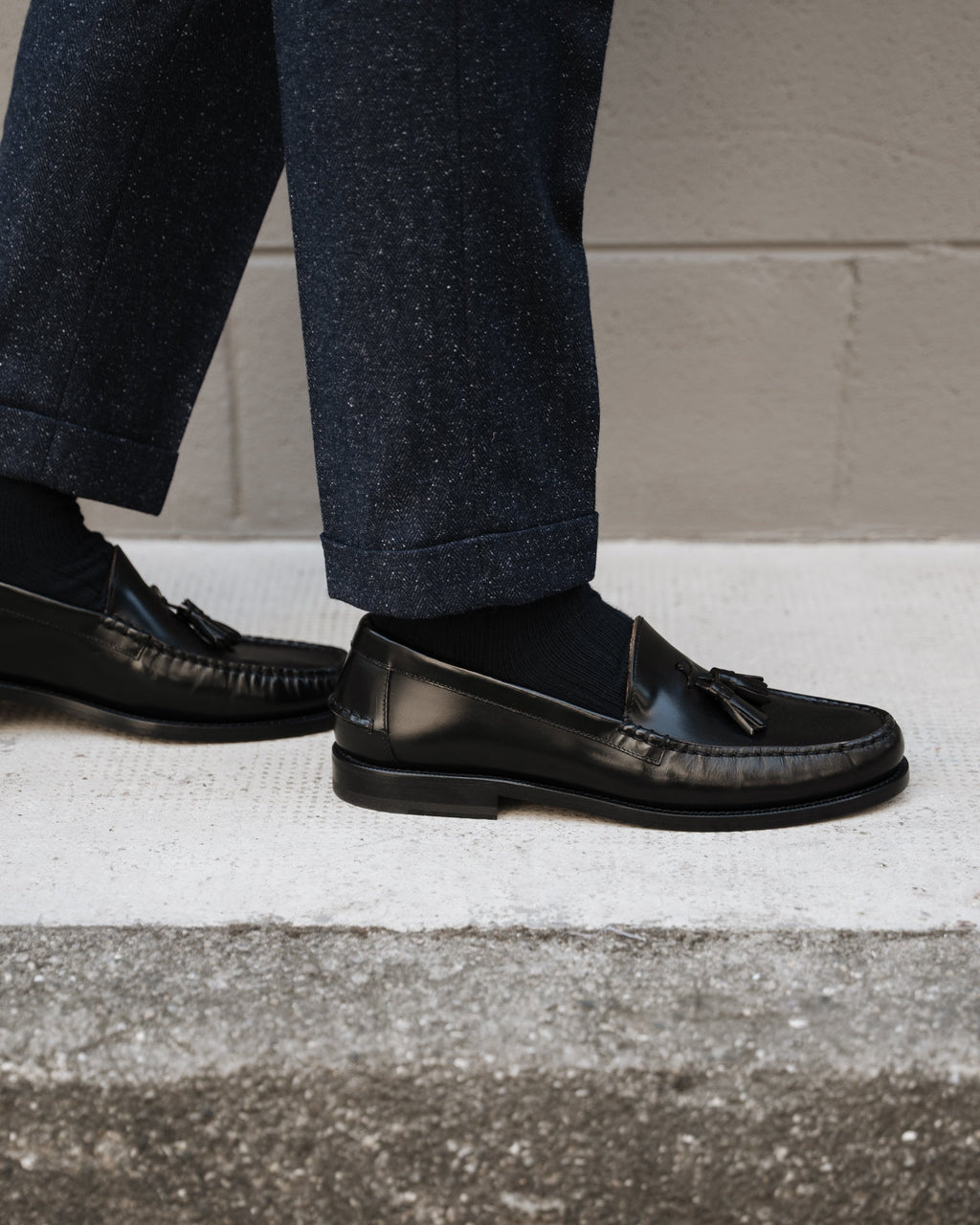 Noble's Walk Marusee Black Leather Loafers
