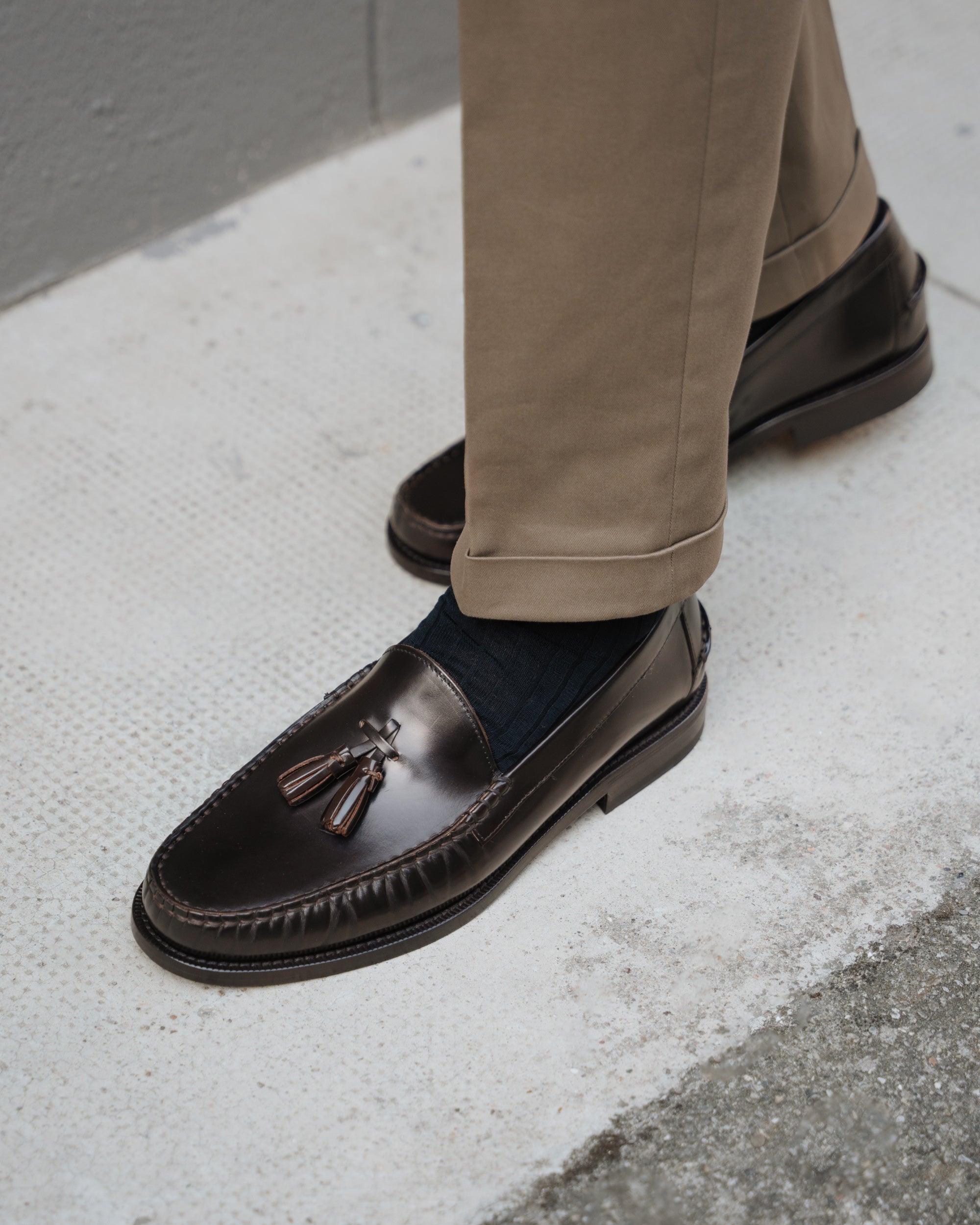 Noble's Walk Marusee Dark Brown Leather Loafers