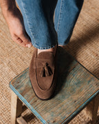 Noble's Walk Straccadent Bark Brown Suede Loafers