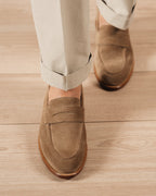 Noble's Walk Harrowmere Sand Suede Penny Loafers