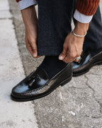 Noble's Walk Marusee Black Leather Loafers