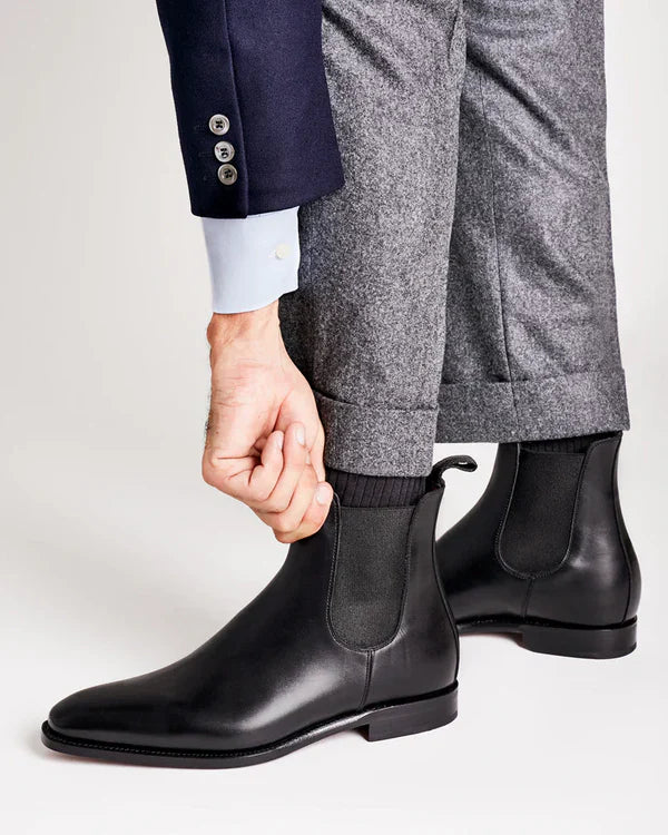Black Chelsea Boot | Full Grain Leather