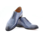 Captoe Diablo Dress up Blue Grain Leather Shoes