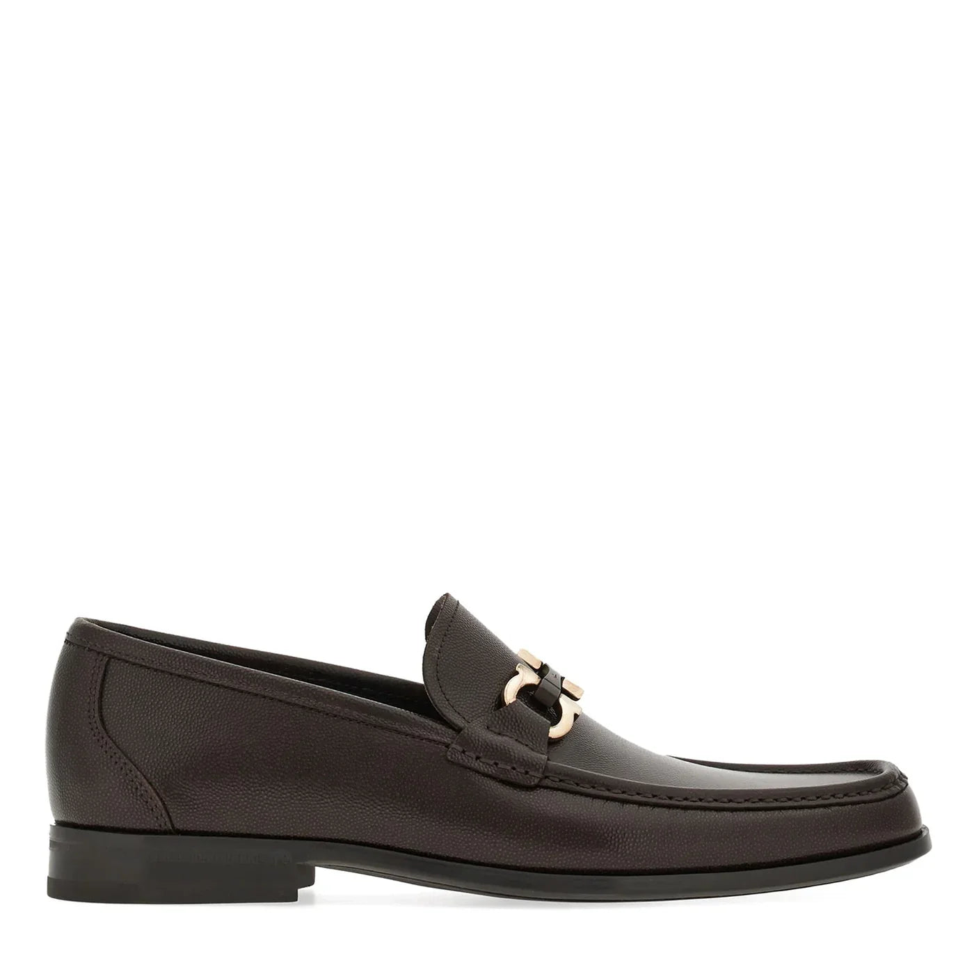 Classic Leather Horsebit-Buckled Loafer for Men