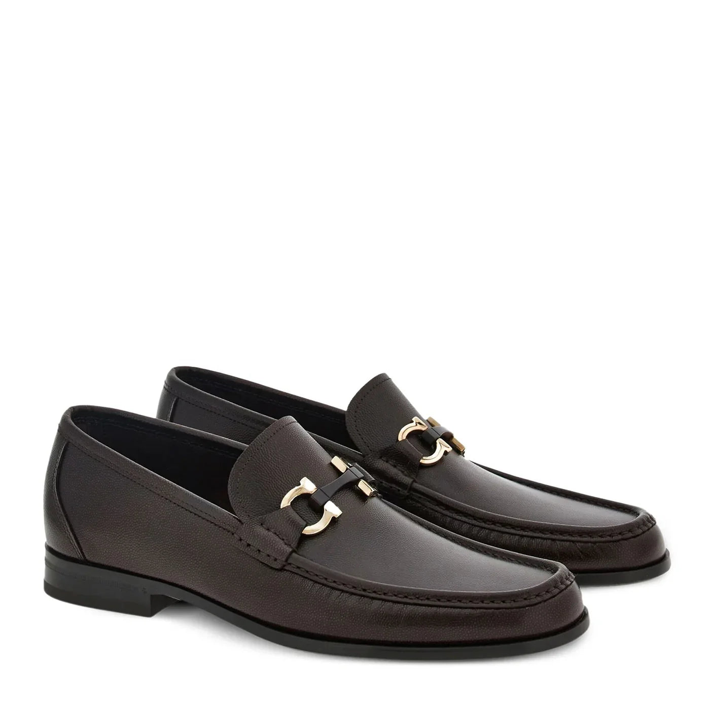 Classic Leather Horsebit-Buckled Loafer for Men