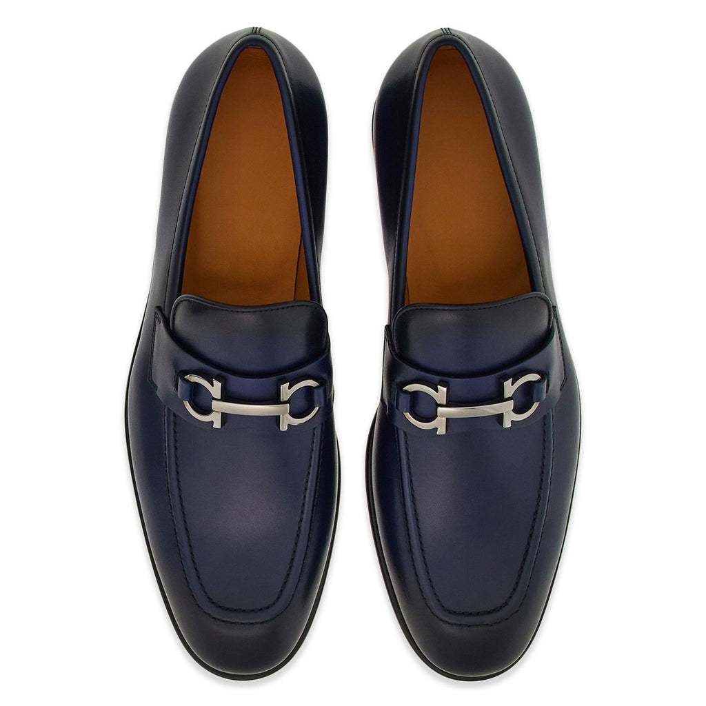 Penny Plaque Leather Loafers