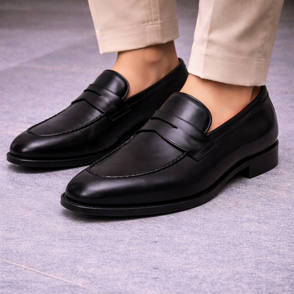 BLACK PENNY LOAFERS | THE OFFICE WEAR COLLECTION