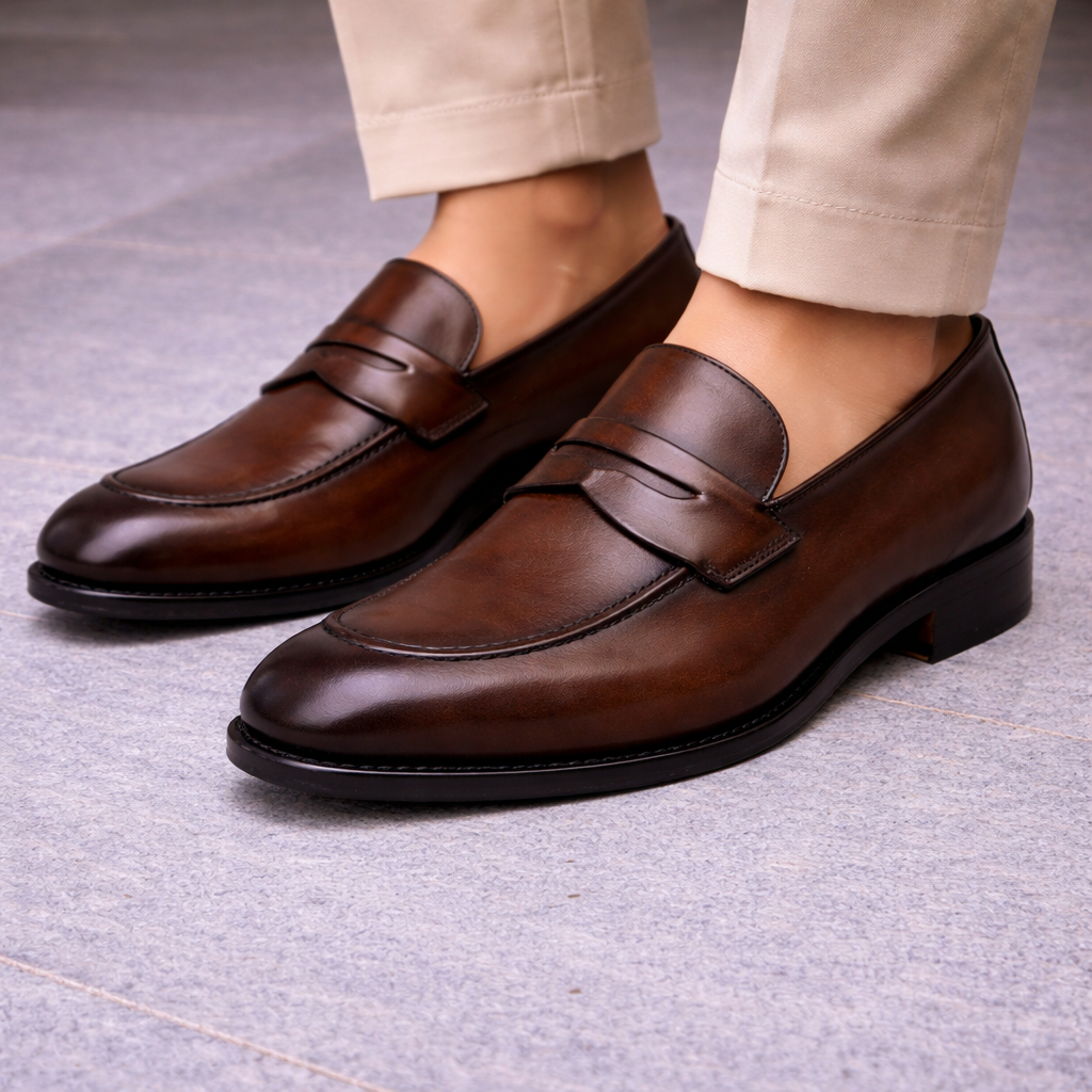 MILLED | BROWN LOAFERS