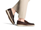 COFFEE BROWN HYBRID PENNY LOAFERS