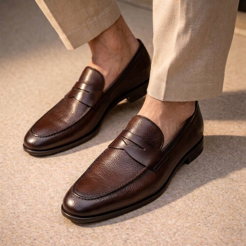 MILLED | BROWN LOAFERS