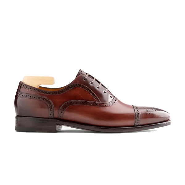 Oxford Classic Leather Dark Brown Shoes