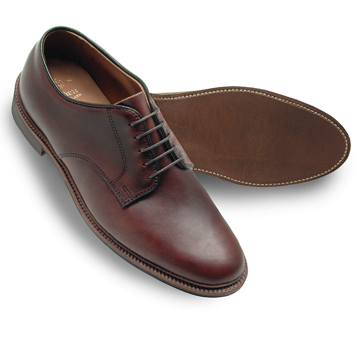 Unlined Plain Toe Blucher lace up (Brown Chromexcel)