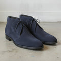 Men's Navy Blue Suede Chukka Boots — Gopham