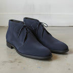 Men's Navy Blue Suede Chukka Boots — Gopham
