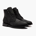 Noble's Walk Frontier Goodyear Welt Lace-Up Leather Boot – Black Matte