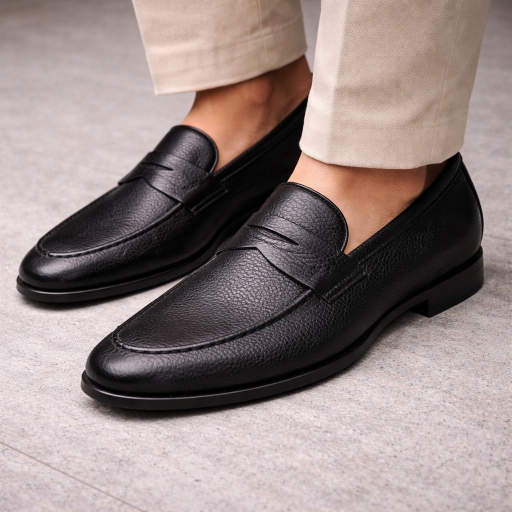 MILLED | BLACK LOAFERS