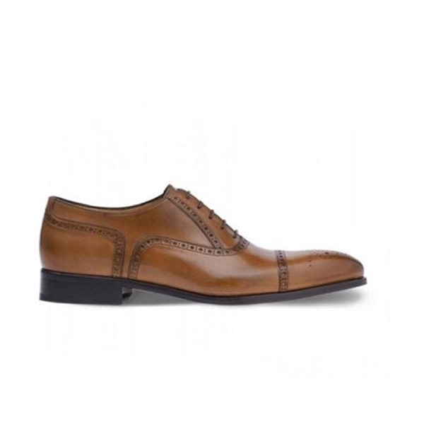 Wingtip Captoe Light Brown Shoes