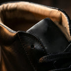 Black Leather Coleman Sneaker Boots