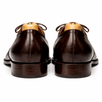 Brown Leather Kratio Brogue Oxfords - Formal Shoes