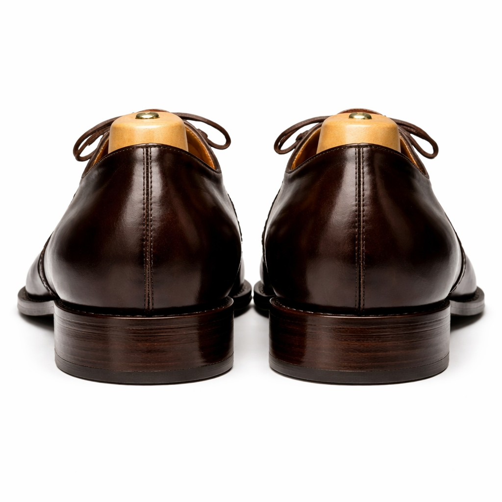 Brown Leather Kratio Brogue Oxfords - Formal Shoes
