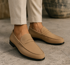 Luxury Suede Heritage Penny-strap Moc Loafers
