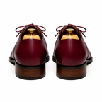 Burgundy Leather Kratio Brogue Oxfords - Formal Shoes