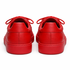 Red Leather Mirco Sneakers