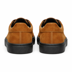 Brown Suede Leather Liberale With Thick Sole Sneakers
