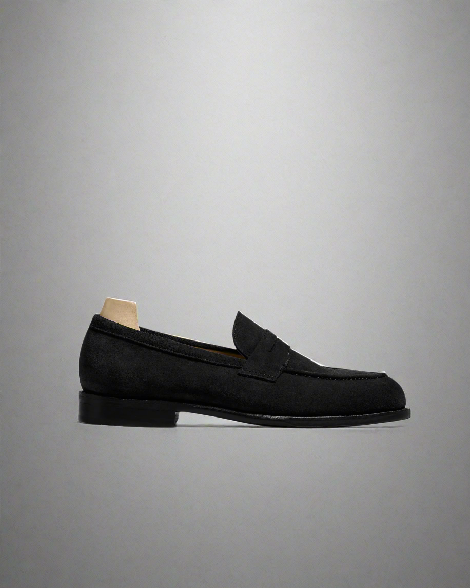 Noble's Walk Stenhammar Black Suede Loafers
