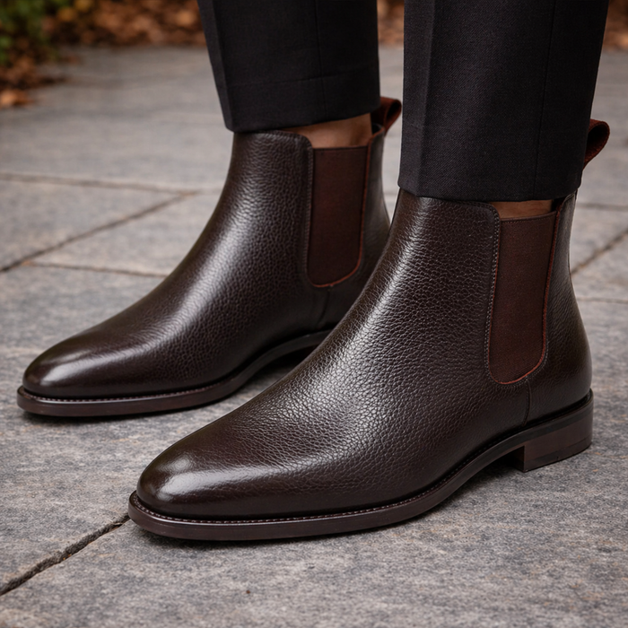 David Dark Brown Chelsea Boot