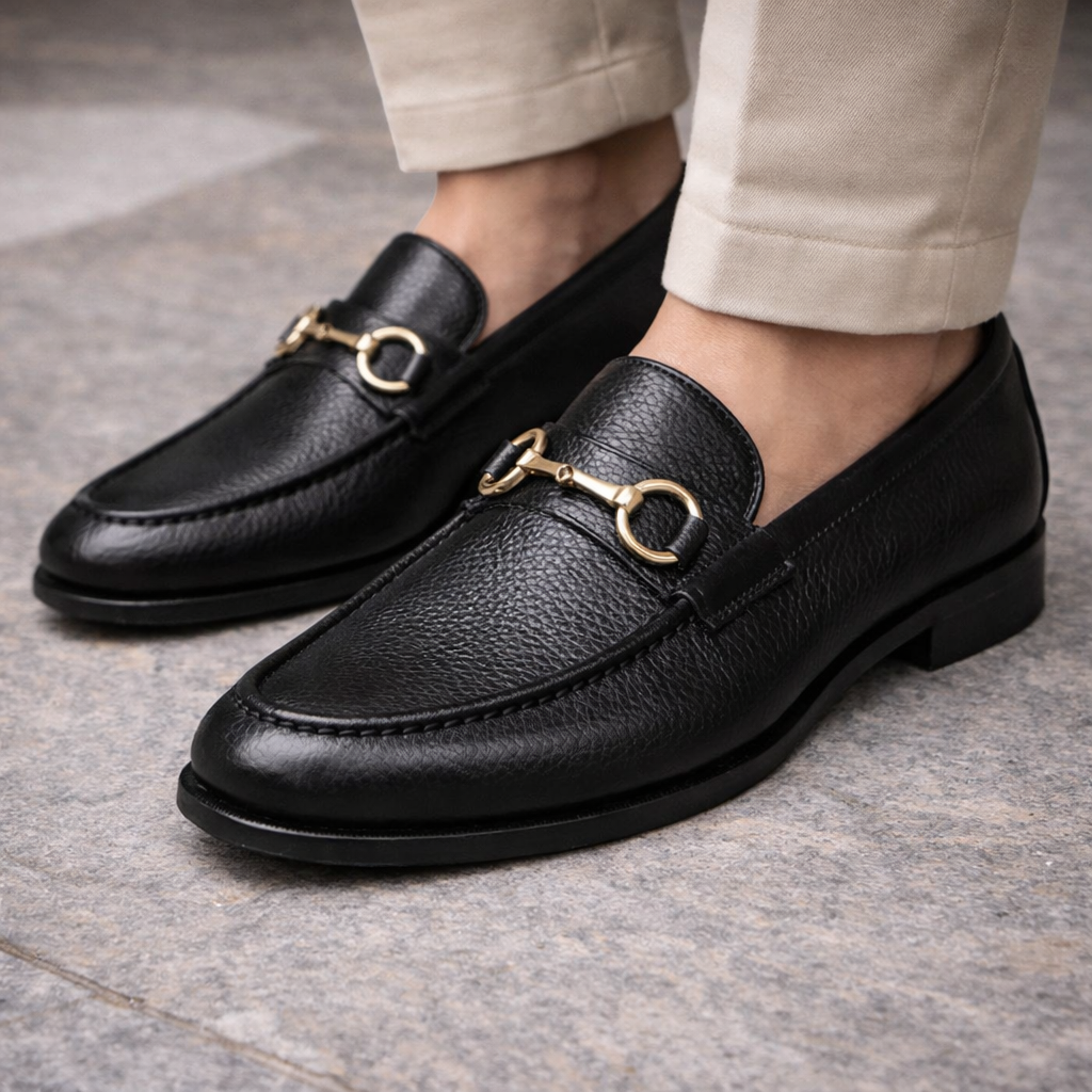 Matteo Midnight Horsebit Loafers