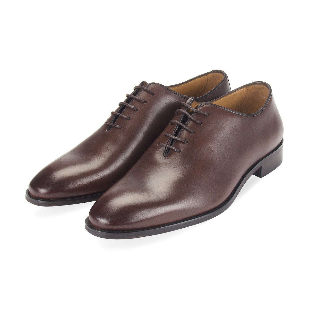BELFORD leather wholecut Oxford shoe